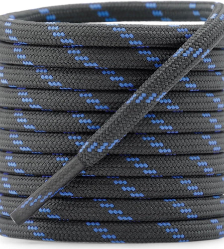round Work Boot Laces: Heavy Duty Hiking Shoe Laces for Boots 2 Pair