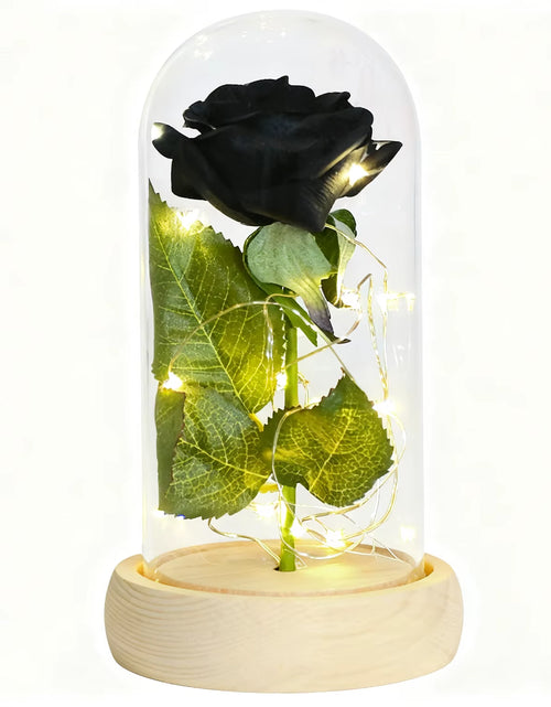 Load image into Gallery viewer, Gifts for Her Beauty and the Beast Eternal Rose in Glass Dome Artificial Forever Flower LED Light Mothers Day Gifts for Women
