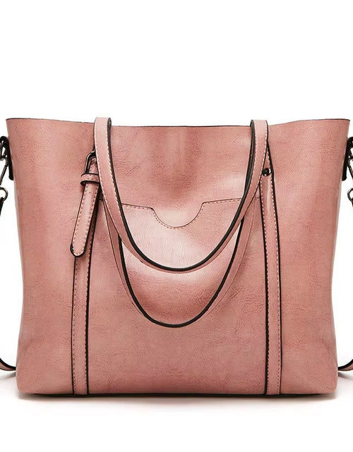 Load image into Gallery viewer, Shoulder Bags for Women Oil Wax Leather Handbag Tote Crossbody Bag Vintage Satchels Women Bags Designer Handbag High Quality
