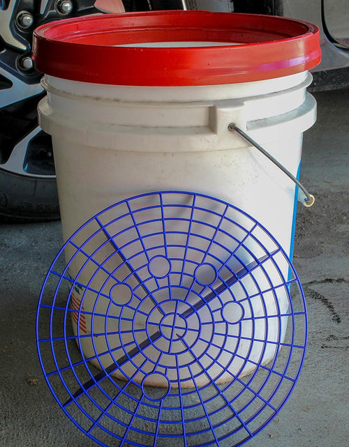 Load image into Gallery viewer, Automotive Bucket Insert Grit Trap for Car Wash and Detail Kits, Helps Remove Dirt and Debris from Microfiber, Mitts, Cloths, and Sponges, Blue

