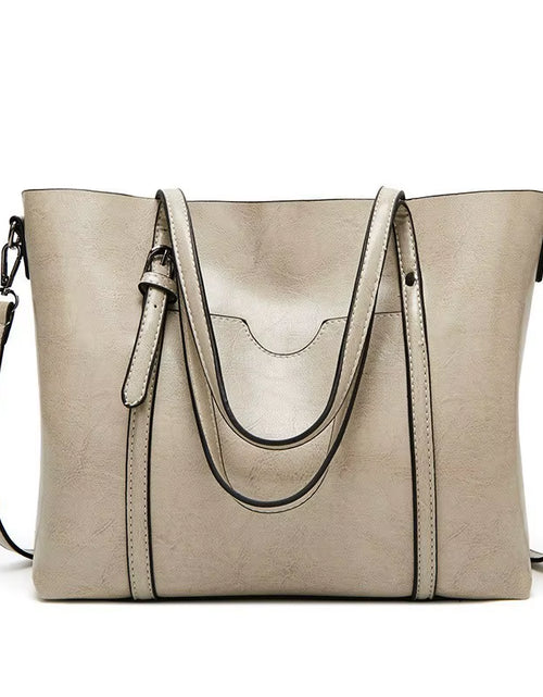 Load image into Gallery viewer, Shoulder Bags for Women Oil Wax Leather Handbag Tote Crossbody Bag Vintage Satchels Women Bags Designer Handbag High Quality
