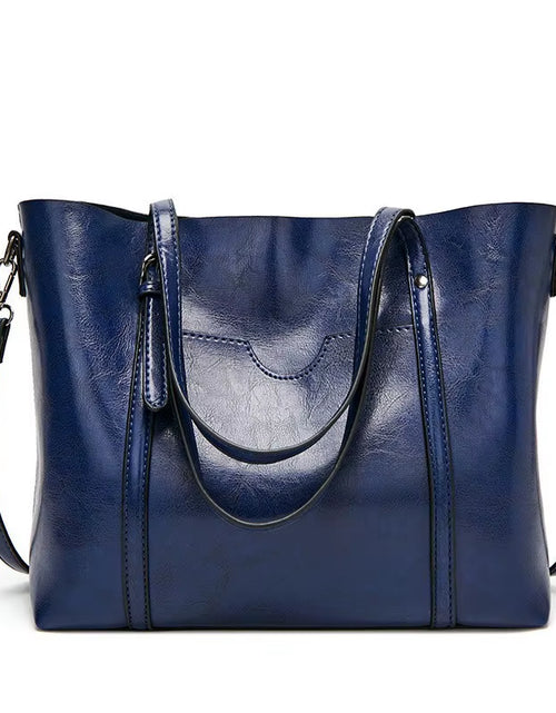 Load image into Gallery viewer, Shoulder Bags for Women Oil Wax Leather Handbag Tote Crossbody Bag Vintage Satchels Women Bags Designer Handbag High Quality
