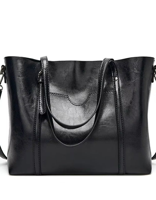 Load image into Gallery viewer, Shoulder Bags for Women Oil Wax Leather Handbag Tote Crossbody Bag Vintage Satchels Women Bags Designer Handbag High Quality
