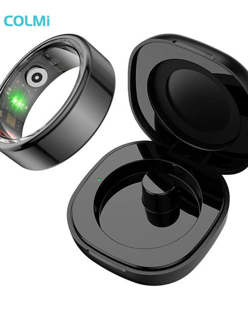 Load image into Gallery viewer, -R02 Smart Ring with Charging Case for Men Women, Battery Life, 39 Days, Health Monitor, 5ATM Waterproof, Multi-Sport Mode
